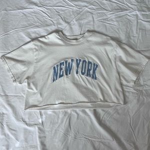 brandy melville cropped t shirt.